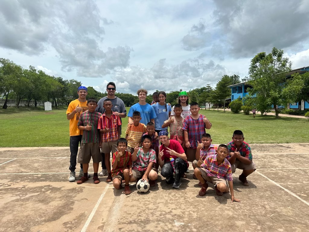 Lauren Golafshan (11) attends a humanitarian trip to Thailand. She built a classroom for underprivileged kids, while also teaching them English. Photo courtesy of Lauren Golafshan.