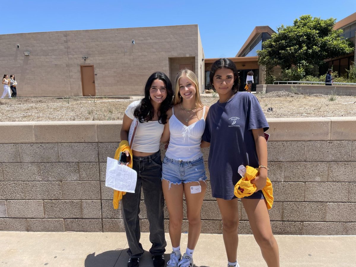 Left to right: Sophia Kavanagh, Sasha Apollonsky and Zaara Qazi.