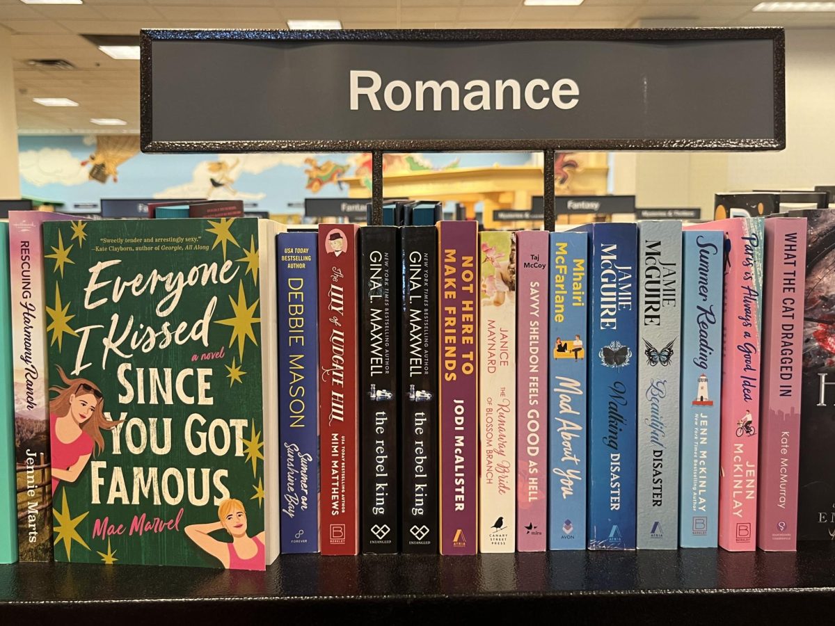 Romance section at Barnes & Noble. Photo courtesy of Nolan Greer