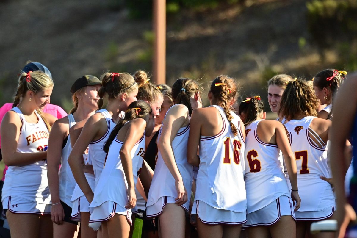 The girls varsity field hockey team (3-1) practices in the morning one to two times a week. The team beat San Pascual High School (1-2) 6-0 on Sept. 9. Photo courtesy of Anna Scipione.