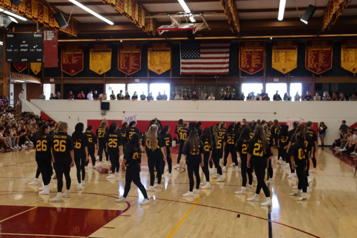 Torrey Pines Dance Team had their first performance of the year, showcasing their new routine. 