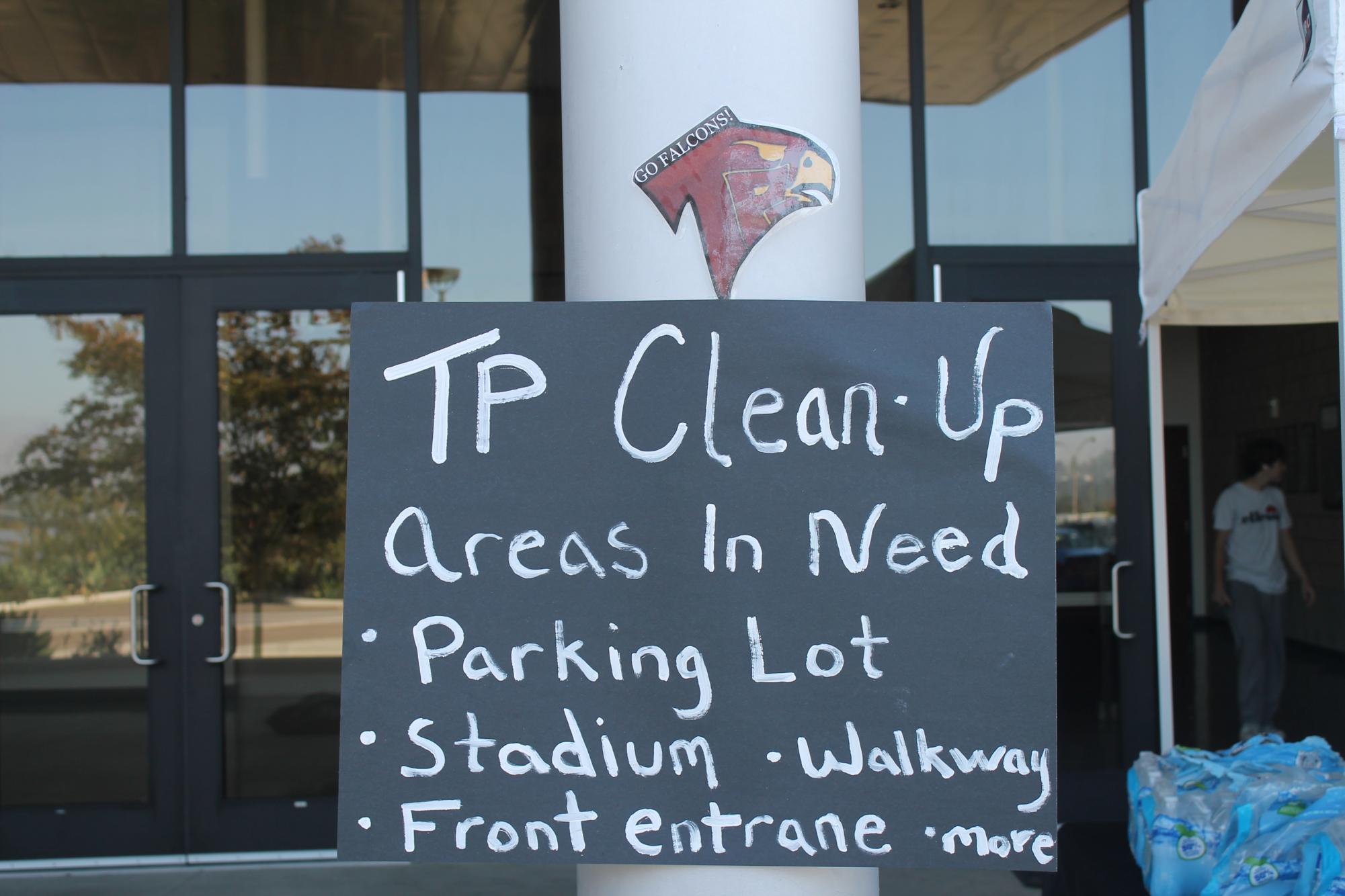 TPHS Foundation hosts campus cleanup