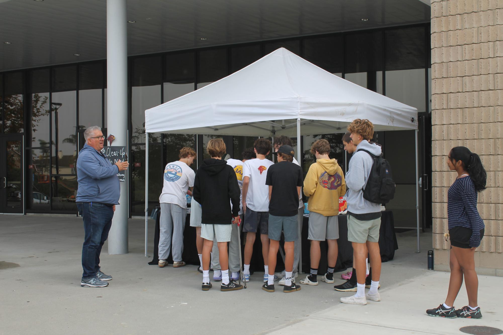 TPHS Foundation hosts campus cleanup