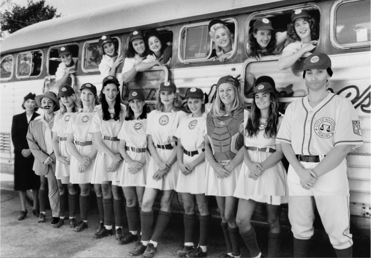 The Counseling Department dresses up as characters of 'A League of Their Own.' The department dressed up as contestants from the TV show 'Survivor.' Photo courtesy of Chanelle Lary. 