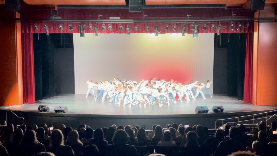 The school's varisty hip hop team performs at the Fall For Dance performance. Dancing to Grillz by Dem Franchize Boys, Nelly, Paul Wall and Ali & Gipp, the team closed out the show.