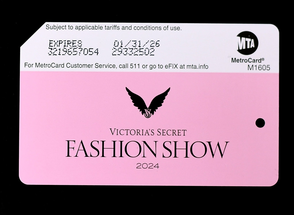 The Victoria Secret Fashion Show is pictured on a metro card. The show made a comeback on Oct. 15 after a six-year hiatus following controversies including bullying and harassment reports. Photo courtesy of Marc A. Hermann / MTA through Creative Commons.