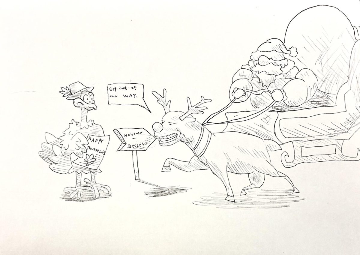 Reindeers and sleigh bells take over long before Thanksgiving is celebrated. Christmas celebrations have begun earlier every year.