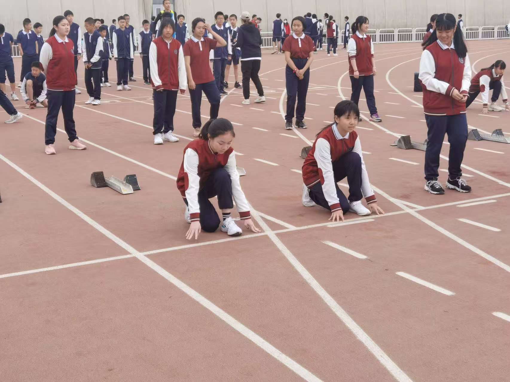 Amy Li (12) participates in her school's sports meet back in China. Li moved from China back in 2021. Photo courtesy of Amy Li. 