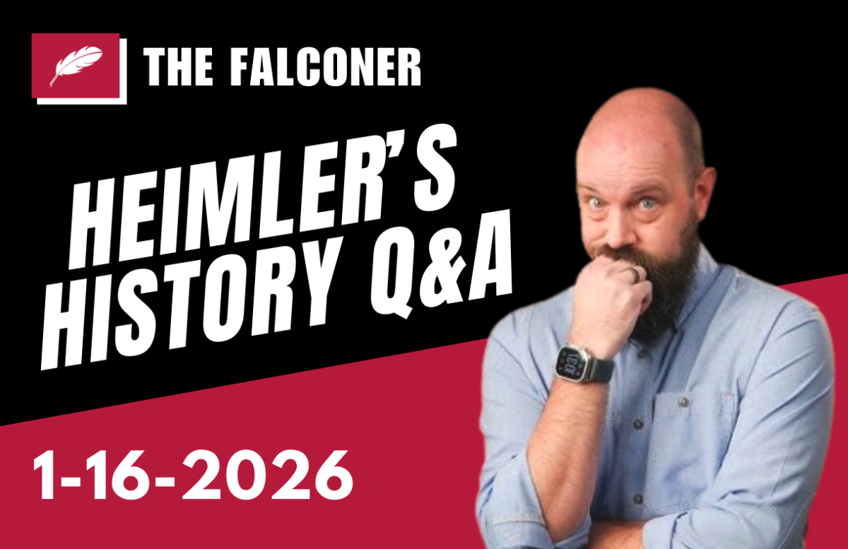 Steve Heimler, better known as the creator behind “Heimler’s History,” breaks down complex, years-long history curriculums into easy-to-follow, simple and humorous videos. After nearly three years, the Falconer returned to interview Heimler on his philosophy regarding teaching, learning and earlier life.