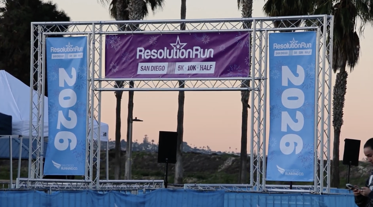 The Resolution Run kicks off the start of the year for runners. The race took place in Mission Bay. Photo courtesy of Jacob Taylor. 