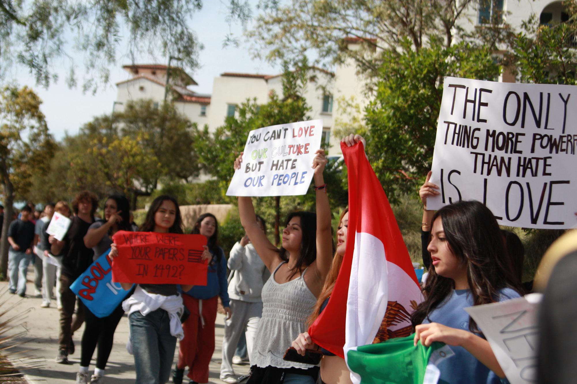 One after another: Hundreds of CCA students join 1,200 others as ICE walkouts continue across District