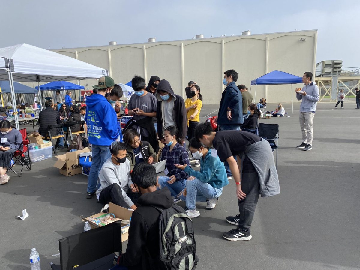 According to Lucy Huang (12), Science Olympiad competitions were held online during the 2020-21 school year. "There was definitely a change in team spirit and competitive morale as we didn't get to see the other teams and have a proper awards ceremony," Huang said. Photo courtesy of Lucy Huang.