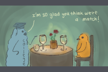 Satire: Falcon gets rejected from college