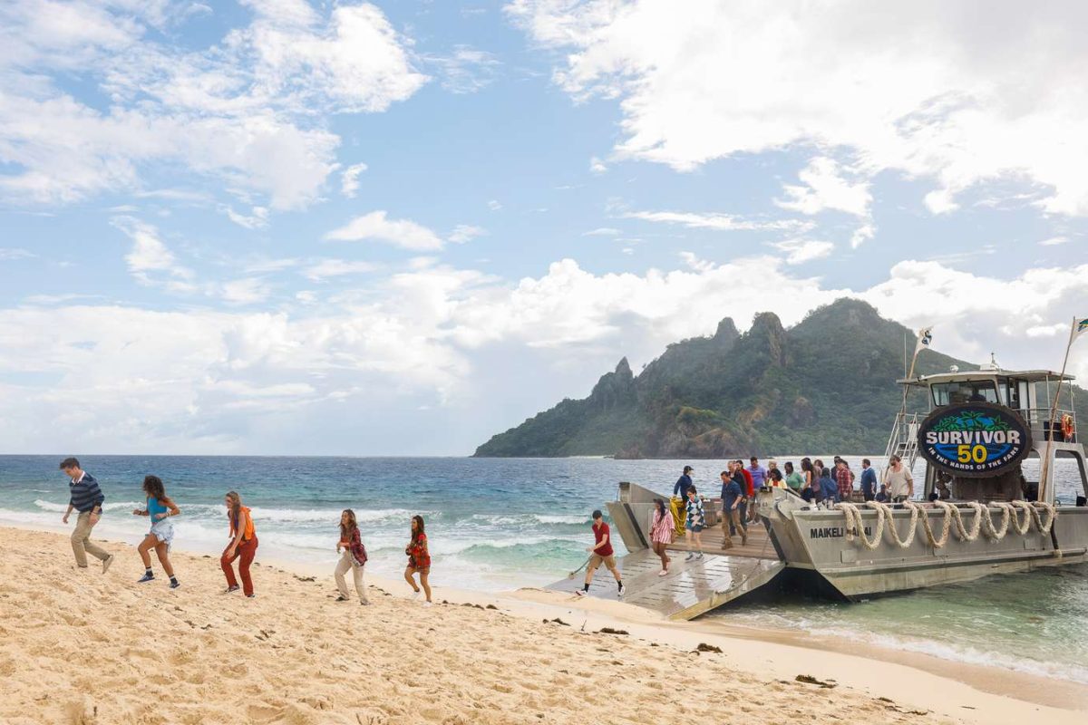 "Survivor 50: In the Hands of the Fans" celebrates the show's twenty-fifth anniversary with returning players and fan voting. The first episode aired on Feb. 25. Photo courtesy of CBS via Entertainment Weekly. 