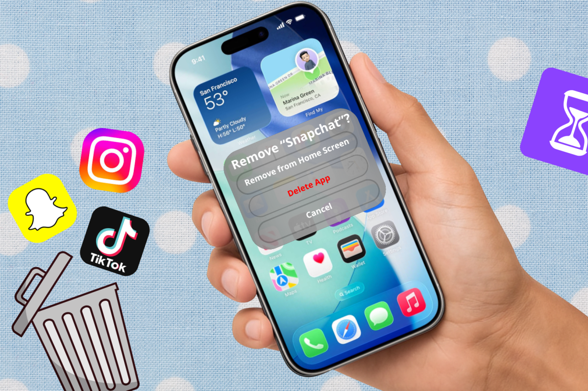 Shayna Dolin (10) deletes social media for three weeks in March. She explored how getting offline helped her reevaluate her relationship with technology.