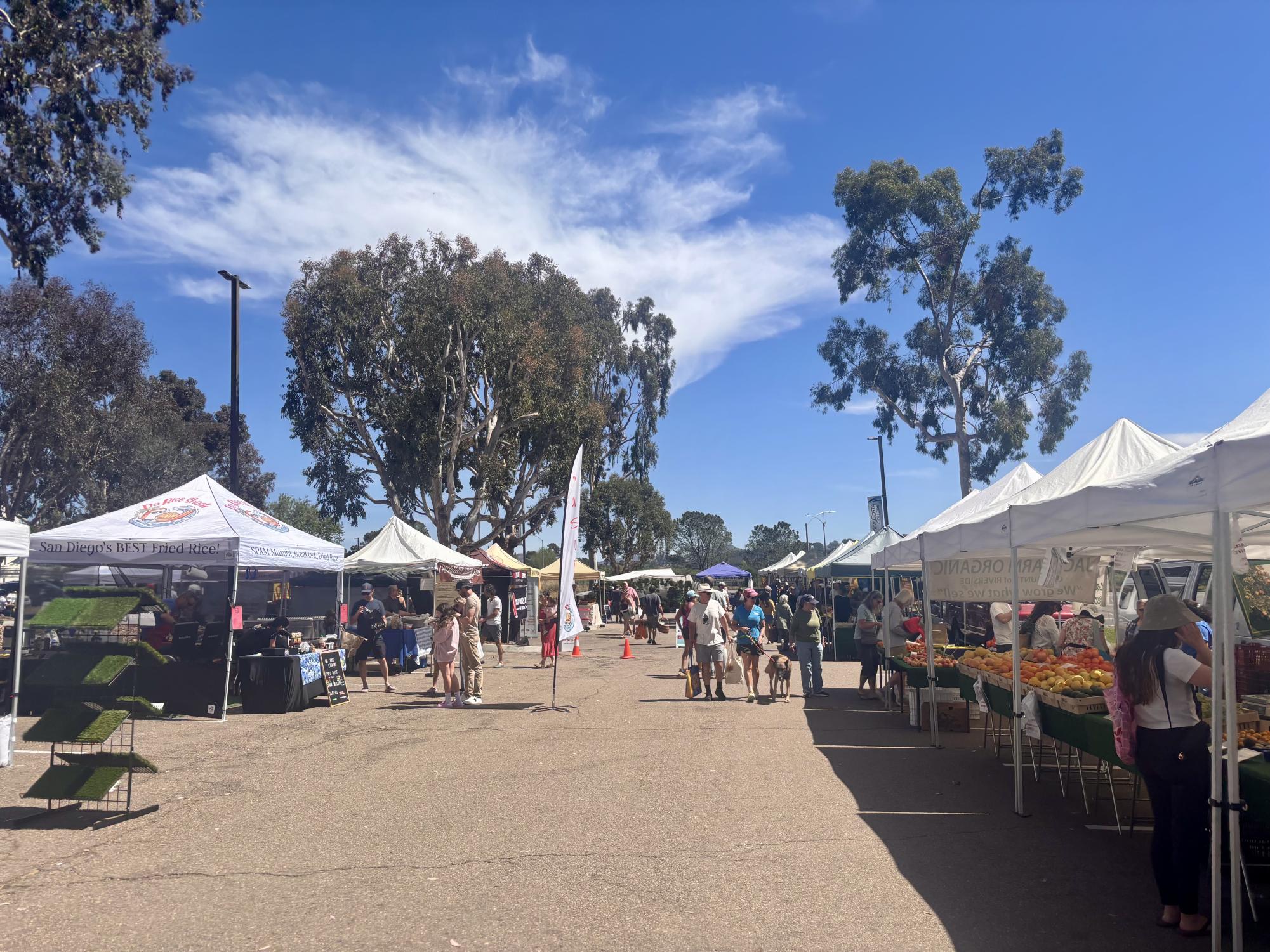 The Cardiff Farmers Market is open each Saturday from 10 a.m. to 2 p.m. The vendors offered a wide variety of food, handmade products, spices, produce and the occasional dog adoption. 